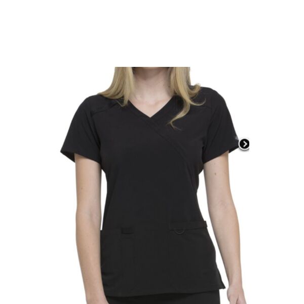 Ladies Mock Wrap Scrub Top Thumbnail