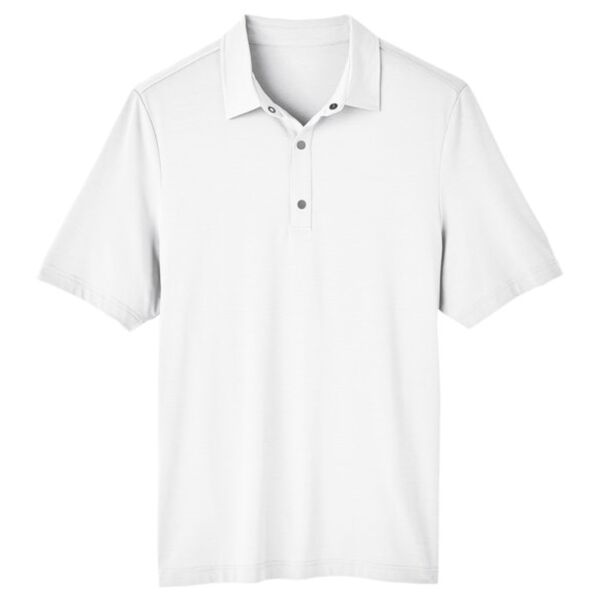 North End Men's JAQ Snap-Up Stretch Performance Polo  Thumbnail